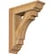Ekena Millwork Merced Traditional Rough Sawn Bracket w/ Offset Brace, Western Red Cedar, 6"W x 20"D x 24"H BKT0604X20X24MRC01RWR - alternate 1